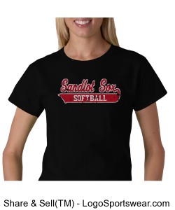 Ladies Sox Shirt with Number Design Zoom
